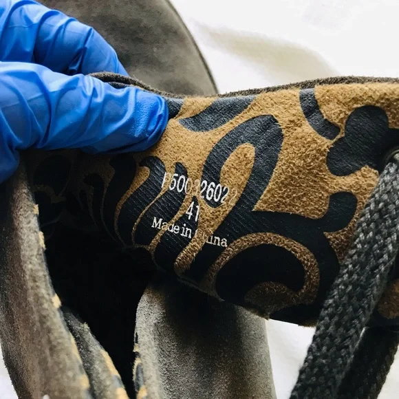 FLY LONDON SHOES YAMA SLUDGE GREEN SUEDE BOOTIES PLATFORM WEDGE ANKLE BOOT - Picture 12 of 13